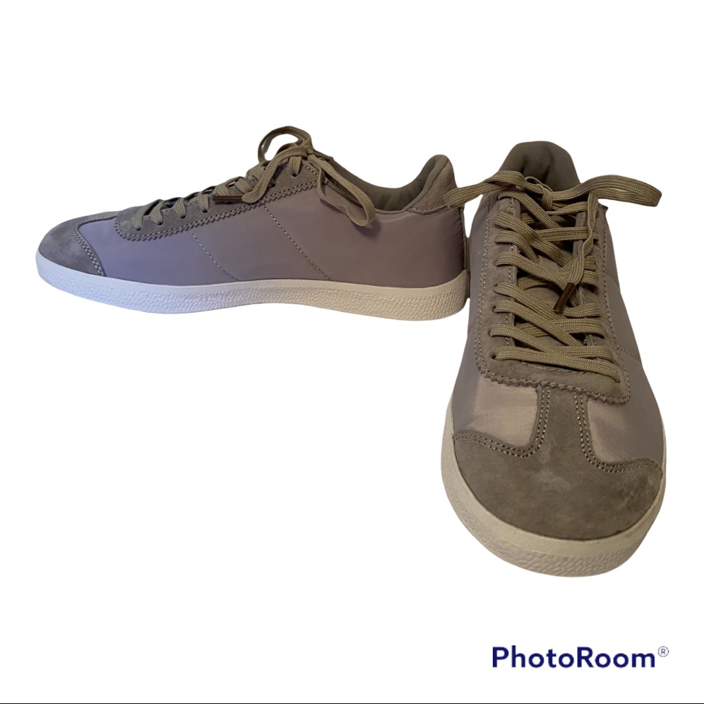Greats Sneakers New Gray Suede Leather Nylon Size 8.5 Athleisure Nib Nwt Shoes — image 2 of 8